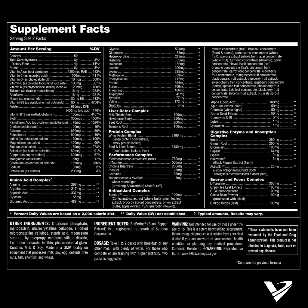 ANIMAL PAK MULTIVITAMINICO - 44 PACKS