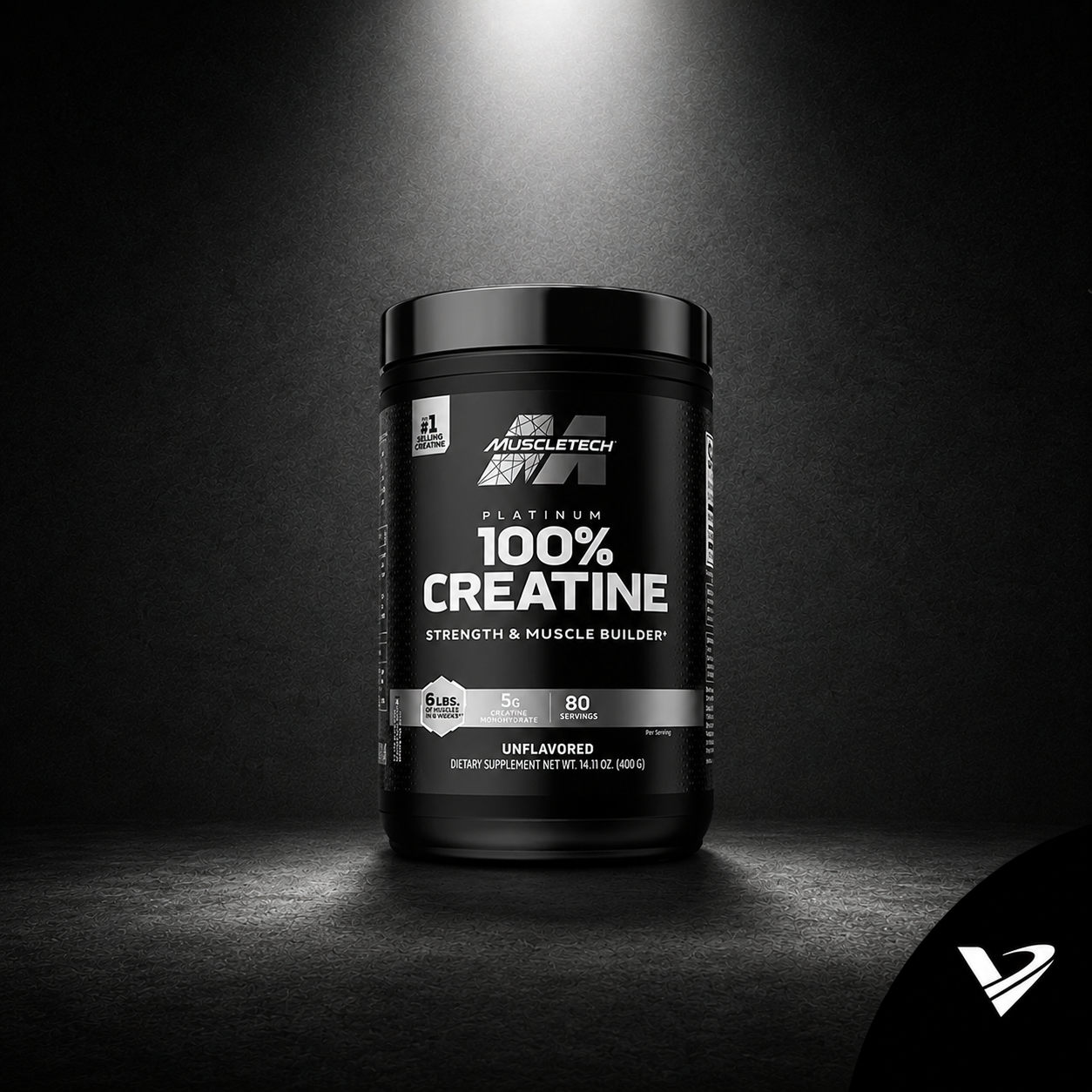 CREATINA MONOHIDRATADA PLATINUM 80 SERVICIOS