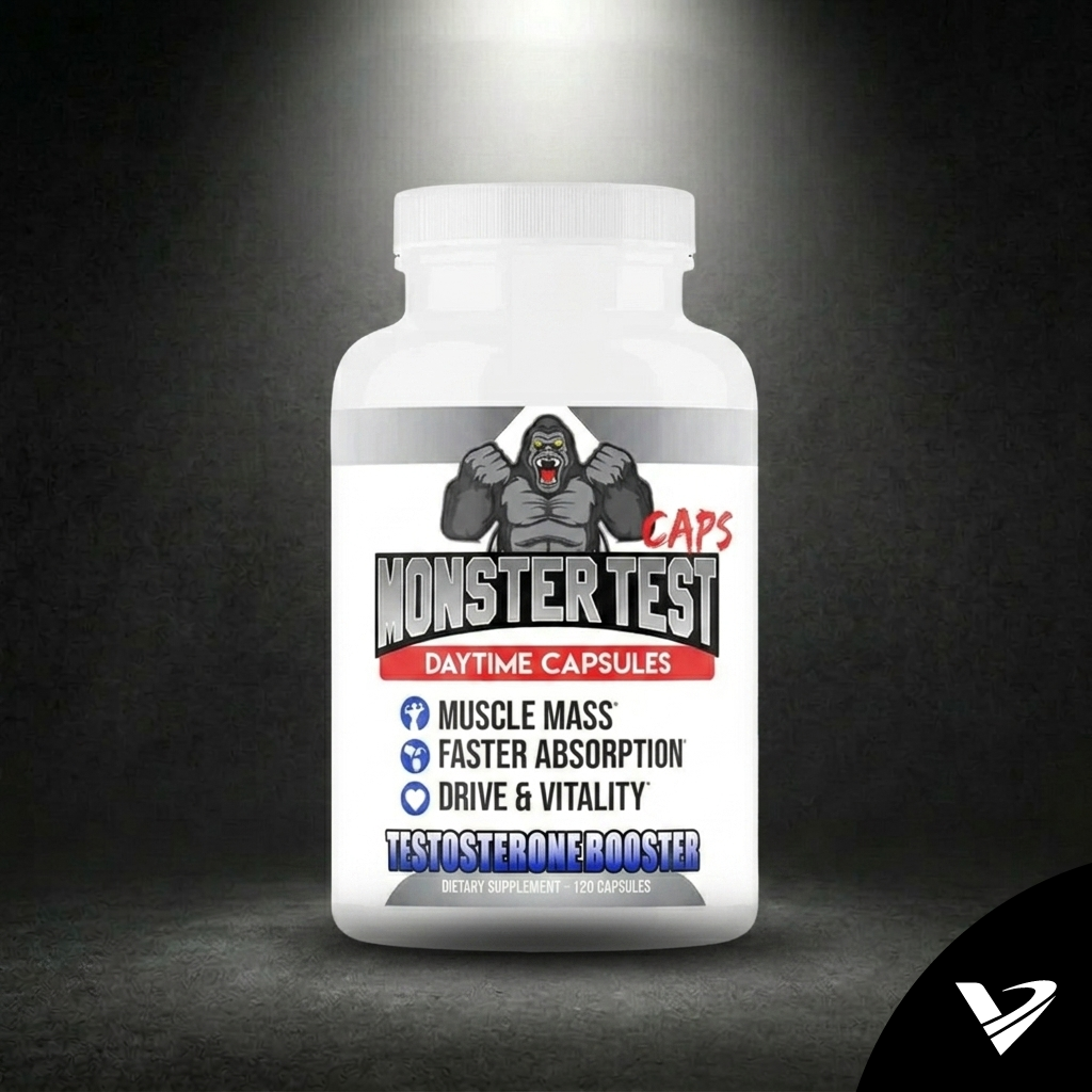 MONSTER TEST TESTOSTERONE BOOSTER - 120 CÁPSULAS